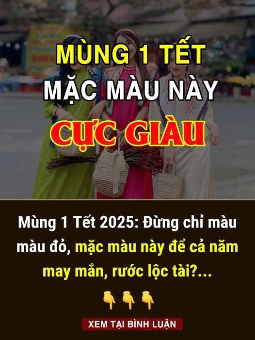 Đừng chỉ màu màu đỏ, mặc màu này để cả năm may mắn, rước lộc tài? –